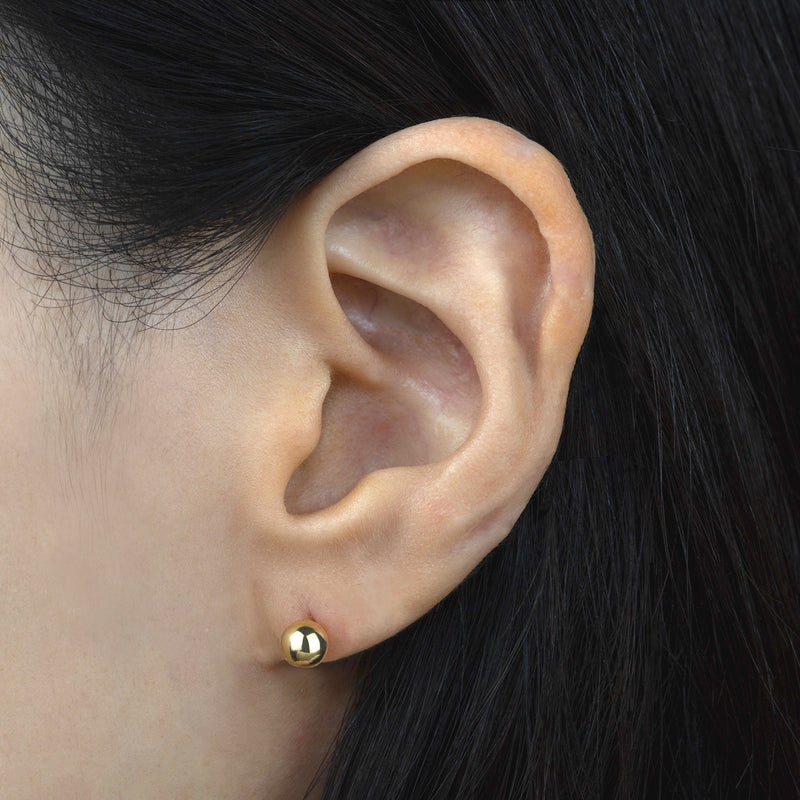 Simple Gold Ball Piercing