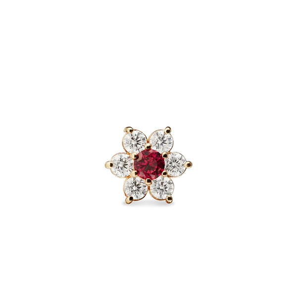 Ruby Camellia Piercing